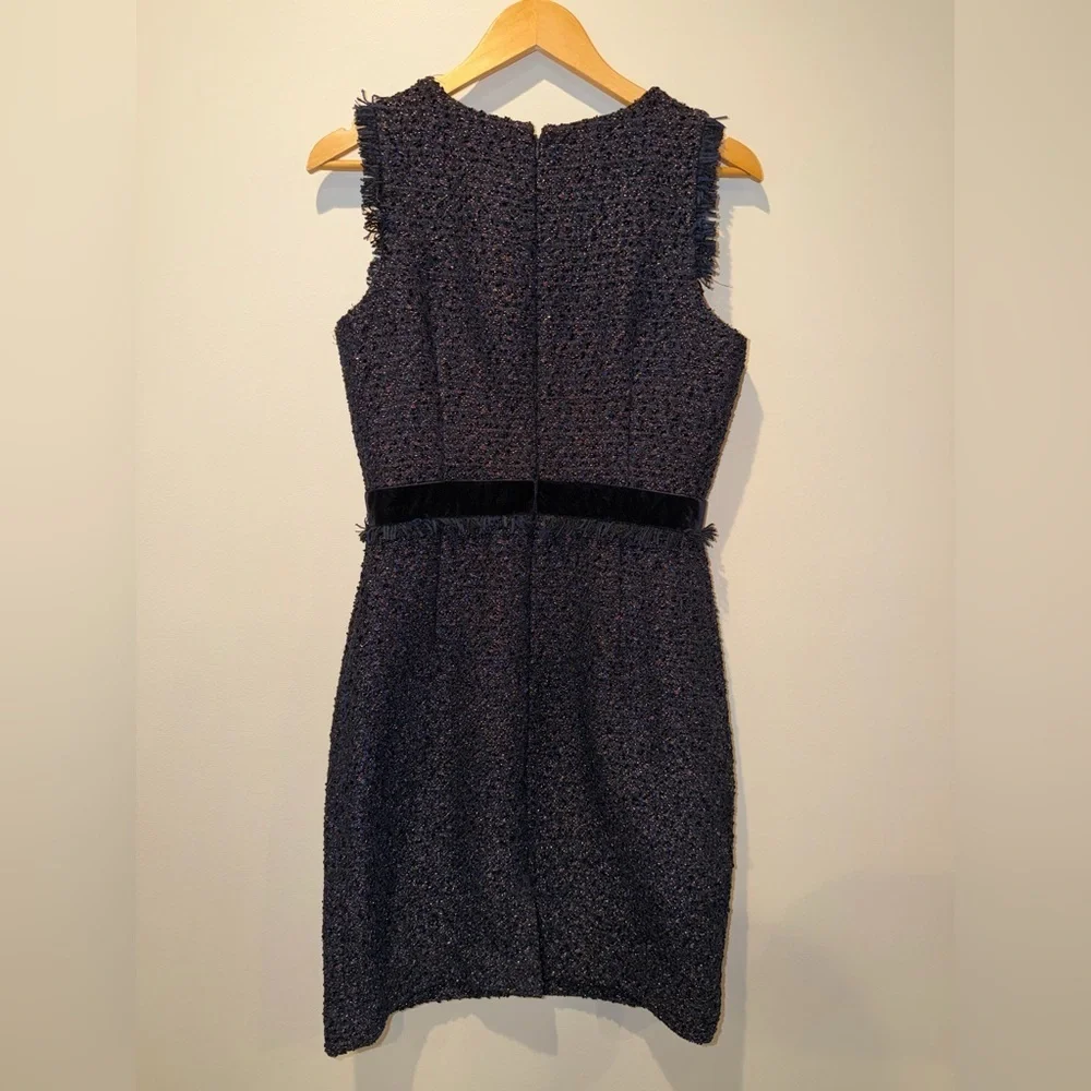 J Crew Tweed Constellation Sparkle Shift Dress Size 16